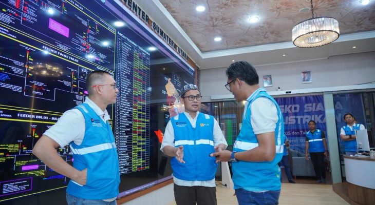 Malam Tahun Baru 2026, GM PLN UID Sumut Pantau Keandalan Listrik dari DCC