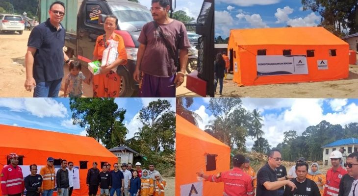 Agincourt Resources Dirikan Posko Tambahan untuk Warga Terdampak Bencana di Batang Toru