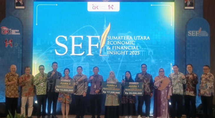 OJK Sumut Gelar SEFi 2025, Dorong Optimalisasi Sektor Jasa Keuangan untuk Pertumbuhan Ekonomi Berkelanjutan