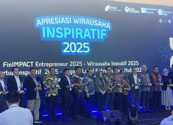 Bank Sumut Raih Penghargaan Wirausaha Inspiratif 2025 dari Kementerian UMKM