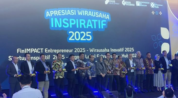 Bank Sumut Raih Penghargaan Wirausaha Inspiratif 2025 dari Kementerian UMKM