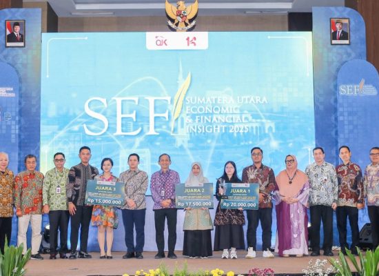 Ini Daftar Lengkap Pemenang Call for Paper SEFI 2025 yang Digelar OJK Sumut