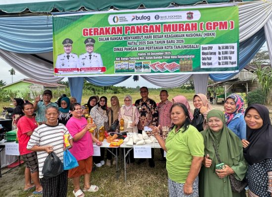 Pemkot Tanjungbalai Gelar Gerakan Pangan Murah Jelang Natal dan Tahun Baru