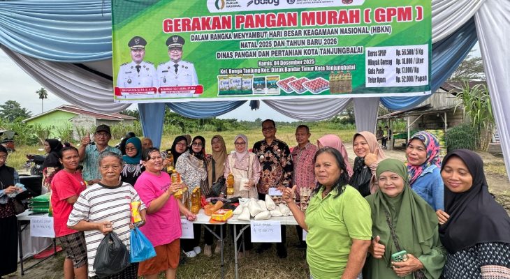 Pemkot Tanjungbalai Gelar Gerakan Pangan Murah Jelang Natal dan Tahun Baru