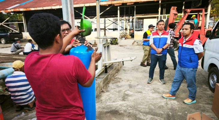 Respons Cepat PGN–Pertamina: Logistik Dapur Umum dan Filter Air Bersih untuk Warga Terdampak Bencana