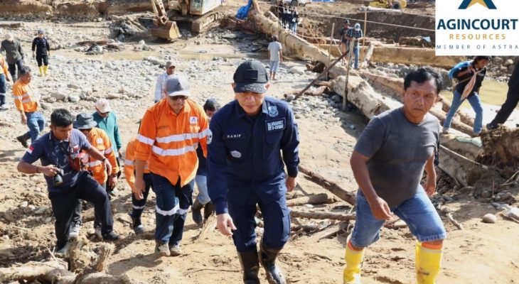 Menteri Lingkungan Hidup Tinjau Lokasi Banjir Bandang Tapanuli Selatan dan Pastikan TSF Tambang Emas Martabe Aman