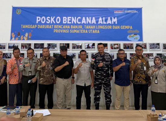 Pemprov Sumut Gelar Rakor Penanganan Bantuan Bencana Jelang Kedatangan Logistik Kementan di Pelabuhan Belawan