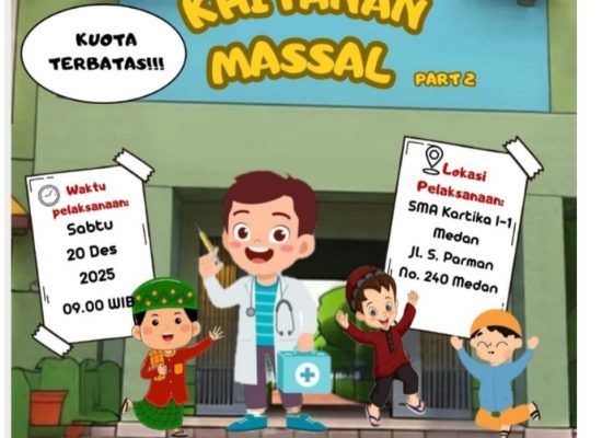 Alumni SMA Kartika I-1 Medan ’97 Gelar Sunat Massal Part 2, Perkuat Silaturahmi dan Kepedulian Sosial