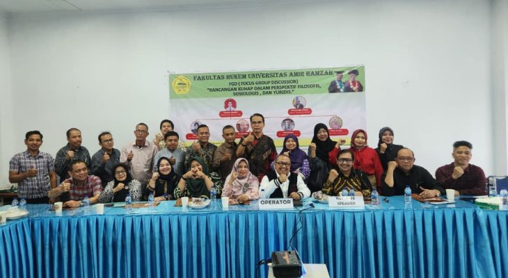 UNHAM Gelar FGD, Bedah KUHAP Baru dari Perspektif Filosofis, Sosiologis, dan Yuridis