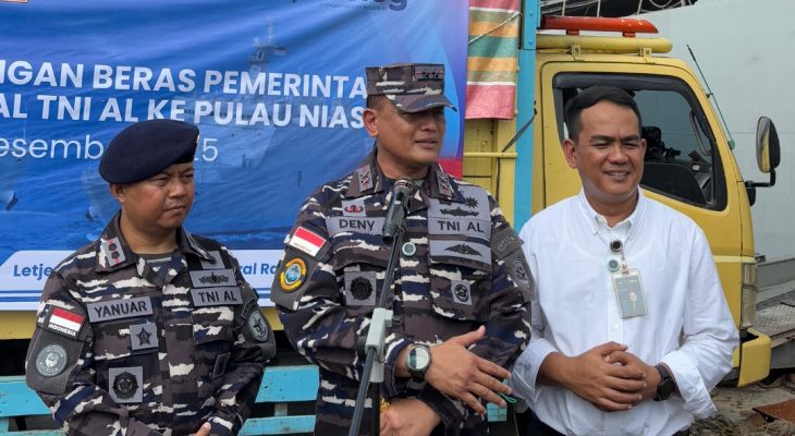 Sinergi Pelindo, Bulog, dan TNI Kirim Cadangan Beras Pemerintah ke Pulau Nias