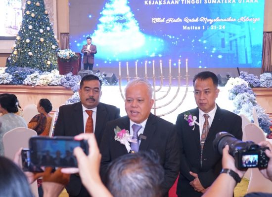 Keluarga Besar Kejati Sumut Rayakan Natal 2025 dengan Khidmat dan Penuh Sukacita