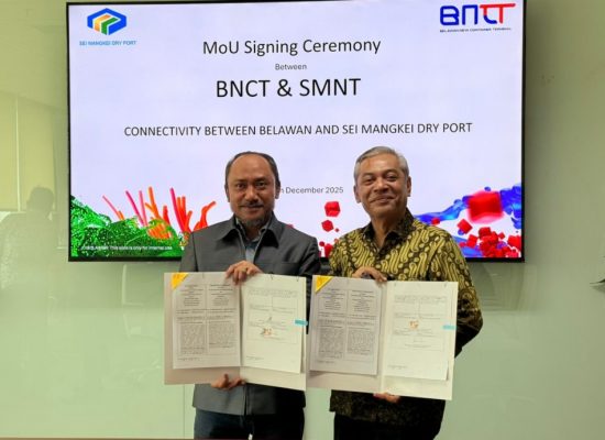 BNCT dan Sei Mangkei Dry Port Teken MoU, Perkuat Sinergi Logistik Ekspor–Impor Sumatera Utara