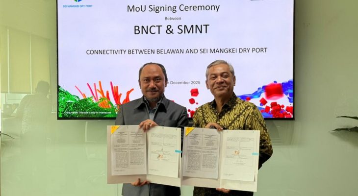 BNCT dan Sei Mangkei Dry Port Teken MoU, Perkuat Sinergi Logistik Ekspor–Impor Sumatera Utara