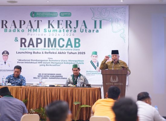 Kajati Sumut Buka Raker II dan Rapimcab Badko HMI Sumut 2025 di Deli Serdang