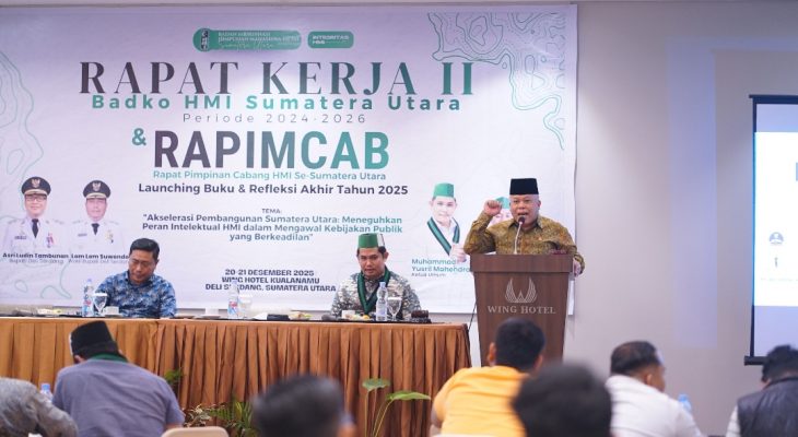 Kajati Sumut Buka Raker II dan Rapimcab Badko HMI Sumut 2025 di Deli Serdang