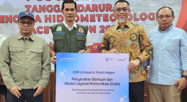 Lintasarta Salurkan Dukungan Konektivitas dan Bantuan Kemanusiaan ke Wilayah Bencana di Aceh dan Sumatera Utara