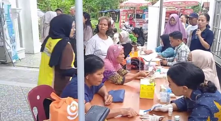 Klinik Pratama Amanda Lasdi Gelar Cek Kesehatan dan Makan Gratis, Wujud Kepedulian bagi Korban Banjir di Medan Deli