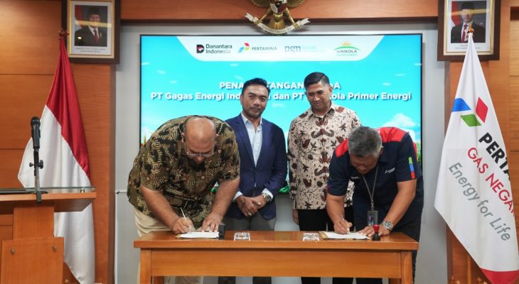 PGN Gagas dan Renikola Teken Kerja Sama Penyediaan Compressed Biomethane Gas di Sumatera Utara