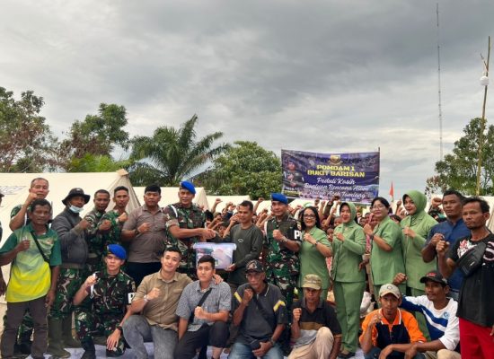 Puspomad Salurkan Bantuan bagi Korban Banjir Bandang di Aceh Tamiang