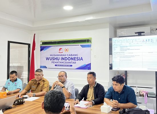 Hendra Simanjuntak Terpilih Aklamasi Pimpin Wushu Pematangsiantar 2026–2030