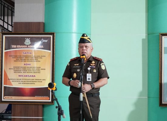 Kajati Sumut Tekankan Disiplin, Integritas, dan Anti Korupsi di Apel Awal Tahun 2026