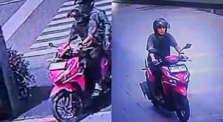 Sepeda Motor Guru Hilang Dicuri di SMP Budi Murni 3 Medan, Aksi Pelaku Terekam CCTV