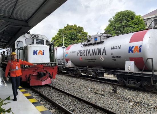 KAI Divre I Sumut Angkut 683.957 Ton Logistik Sepanjang 2025, BBM Tumbuh 13 Persen