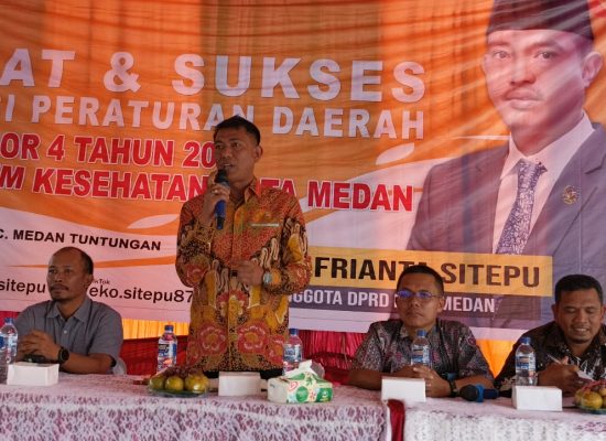 Eko Afrianta Sitepu Tegaskan Hak Kesehatan Warga Medan Lewat Sosialisasi Perda Sistem Kesehatan