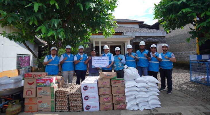 YBM PLN Salurkan Bantuan Sembako untuk Warga Terdampak Bencana di Batu Hula Tapanuli Selatan