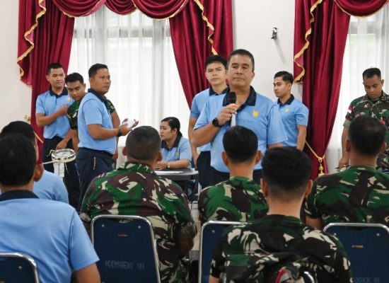 Pangkosek I Medan Gelar Pemeriksaan Antropometri Prajurit dan ASN TNI AU