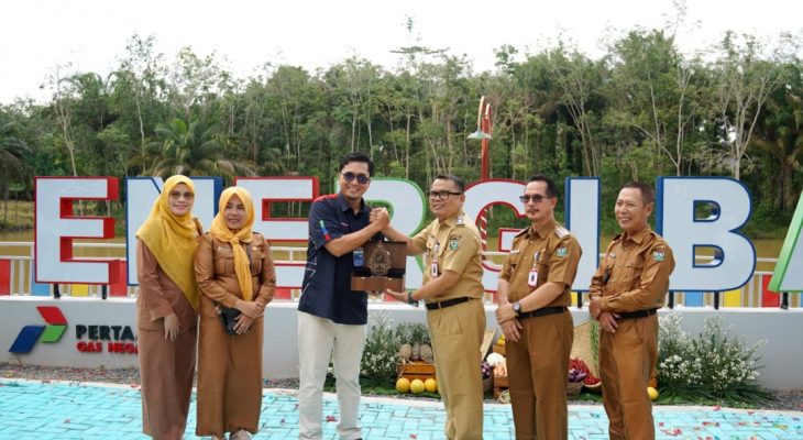 PGN Serahkan Playground dan Landmark Wisata Danau Kemiri, Perkuat Ekonomi Kreatif Desa Pagardewa