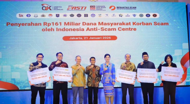 IASC Kembalikan Rp161 Miliar Dana Korban Penipuan Digital, OJK Tegaskan Kehadiran Negara Lindungi Masyarakat