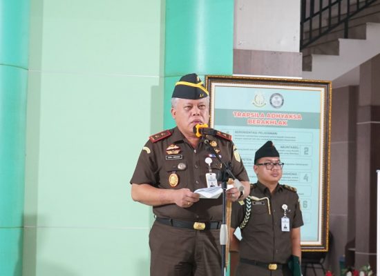 Kajati Sumut Canangkan Zona Integritas Menuju WBBM, Tegaskan Komitmen Birokrasi Bersih dan Melayani