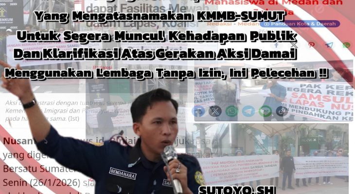 KMMB-SU Bantah Terlibat Aksi, Kecam Pencatutan Nama Organisasi