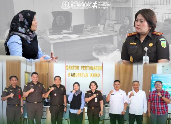 Kejari Karo Silaturahmi ke Kantor Pertanahan, Perkuat Sinergi Penegakan Hukum Pertanahan