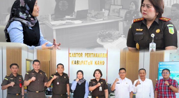 Kejari Karo Silaturahmi ke Kantor Pertanahan, Perkuat Sinergi Penegakan Hukum Pertanahan