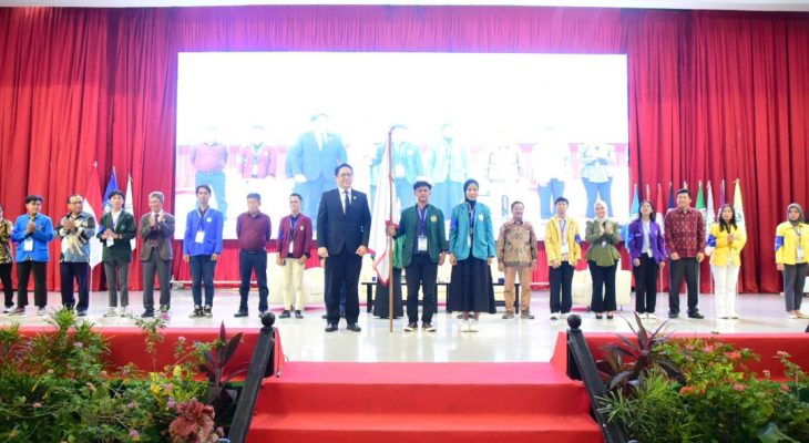 Unimed Jadi Tuan Rumah Pelepasan 10.000 Mahasiswa Relawan Bencana se-Sumatra