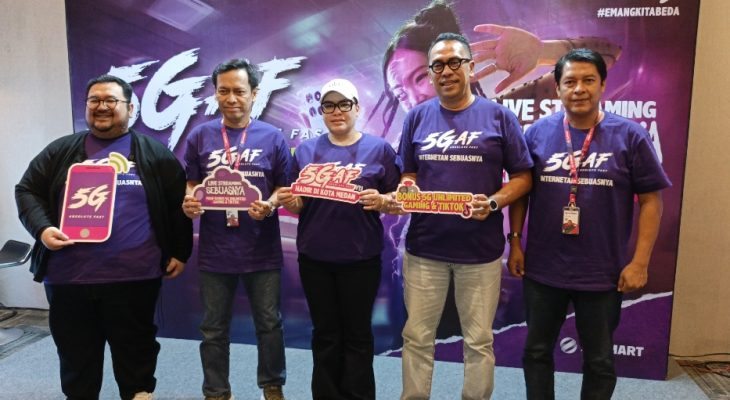 XLSMART Perkuat Jaringan di Medan Raya, AXIS 5G AF Hadir dengan Kecepatan Hingga 250 Mbps