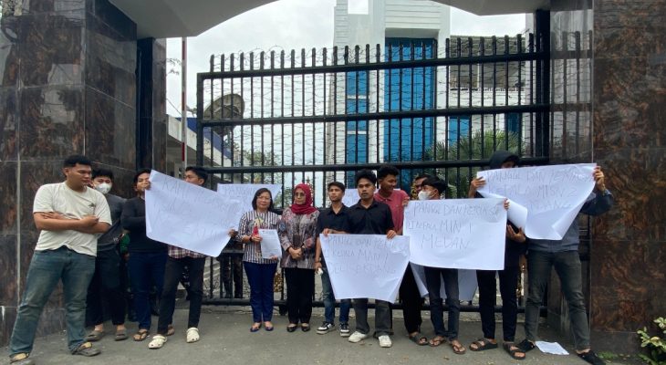 Mahasiswa Demo Kejati Sumut, Desak Usut Dugaan Pungli dan Markup LKS di Madrasah