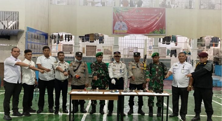 Razia Malam Hari, Rutan Kelas I Labuhan Deli Perketat Pengawasan Cegah Peredaran Barang Terlarang