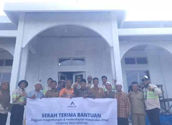 Masjid Al-Ittihad Bandar Hapinis Dibangun Ulang Berkat Dukungan PT Agincourt Resources, Kini Mampu Tampung 500 Jemaah