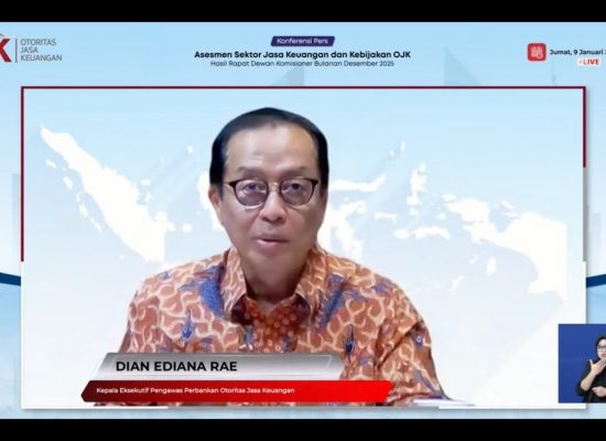 Kredit Perbankan Tumbuh 7,74 Persen pada November 2025, OJK: Likuiditas dan Risiko Tetap Terkendali