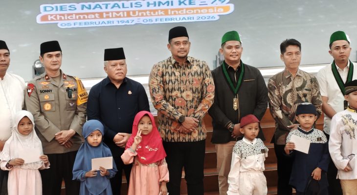 Kajati Sumut Hadiri Puncak Milad ke-79 HMI Badko Sumut, Perkuat Sinergi Penegakan Hukum