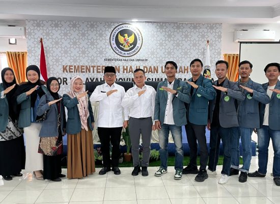 PW IPNU dan PW IPPNU Sumut Audiensi dengan Kementerian Haji dan Umrah, Bahas Kolaborasi Pembinaan Pelajar