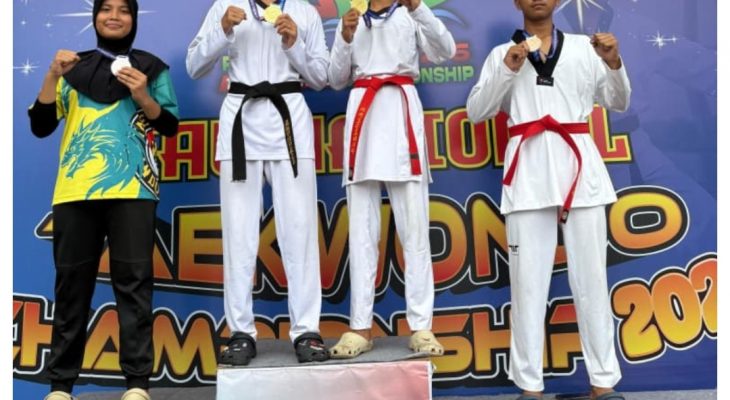 Empat Siswa MAN 1 Padang Lawas Borong Medali di Riau National Taekwondo Championship 2026