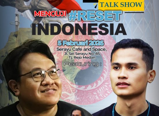 Indata Komunika Cemerlang Gelar Bedah Buku “Menguji Reset Indonesia” di Medan, Hadirkan Dandhy Laksono