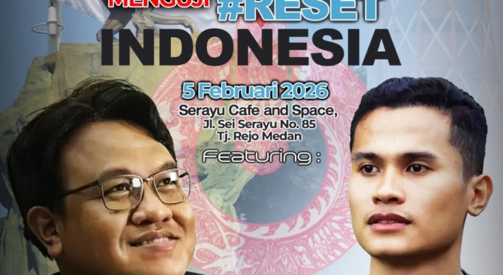 Indata Komunika Cemerlang Gelar Bedah Buku “Menguji Reset Indonesia” di Medan, Hadirkan Dandhy Laksono