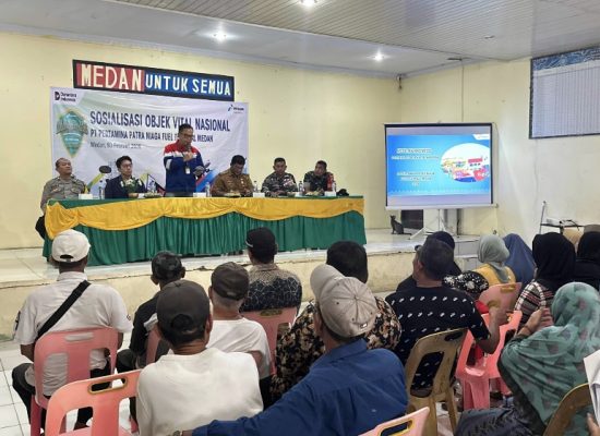 Pertamina Patra Niaga Sumbagut Perkuat Pengamanan Obvitnas Jalur Pipa BBM di Medan Belawan