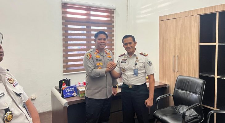 Perkuat Sinergi, Rutan Kelas I Labuhan Deli Jalin Silaturahmi dengan Polres Belawan