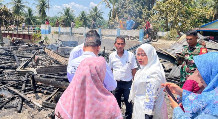 Diduga Kebocoran Gas, Dua Rumah di Silinda Ludes Terbakar